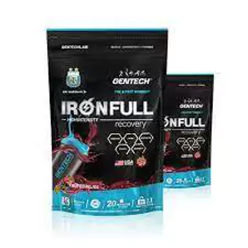 Iron Full Post Work Frutos Rojos 500 gr Gentech