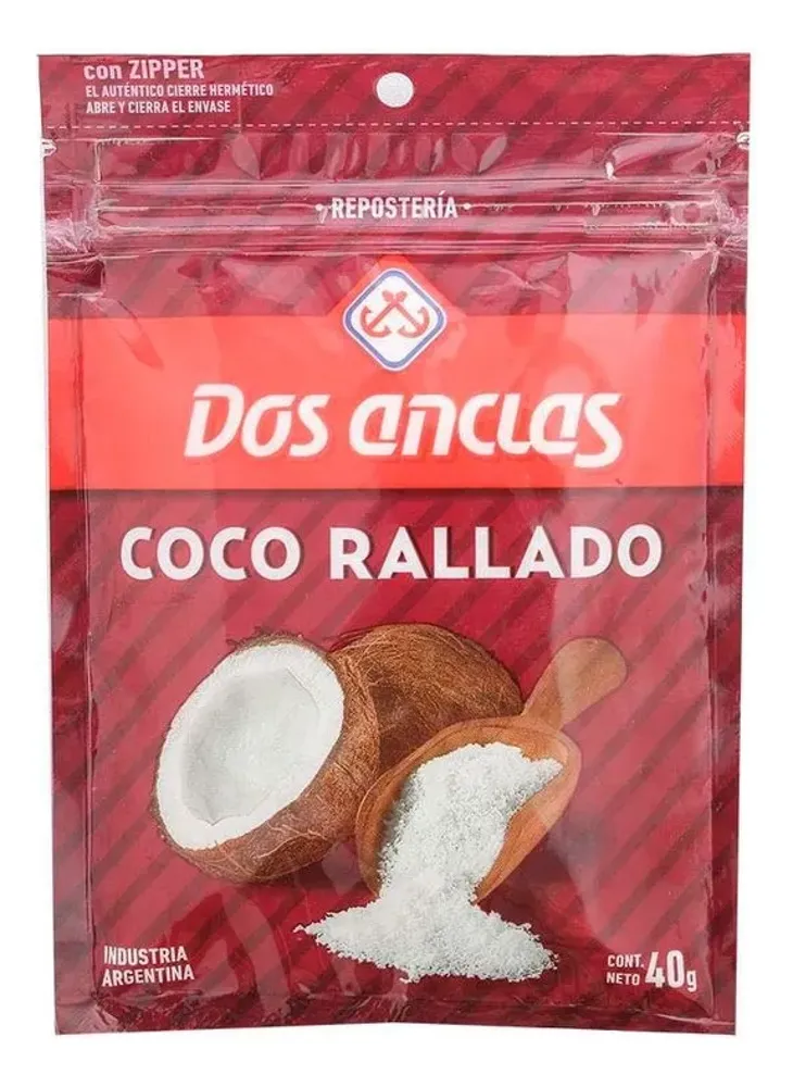 COCO RALLADO DOS ANCLAS 40G