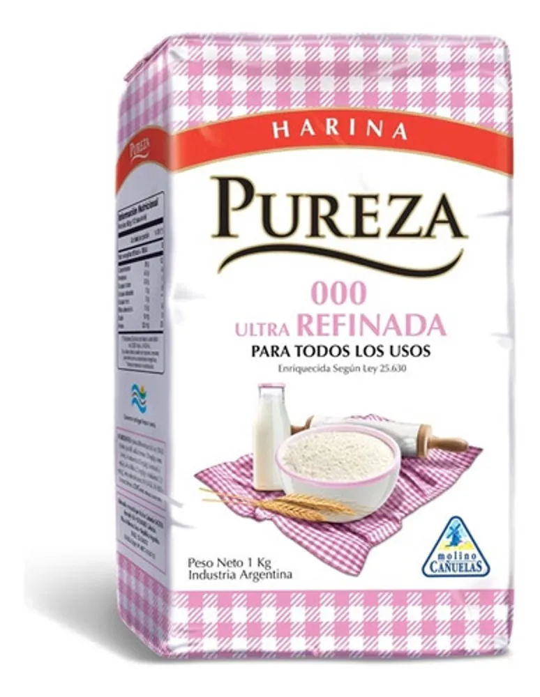 HARINA PUREZA 000 ULTRAREFINADA 1 K