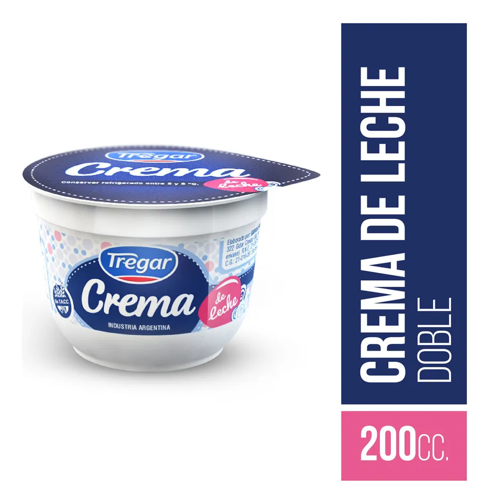 CREMA DE LEC TREGAR 200CC