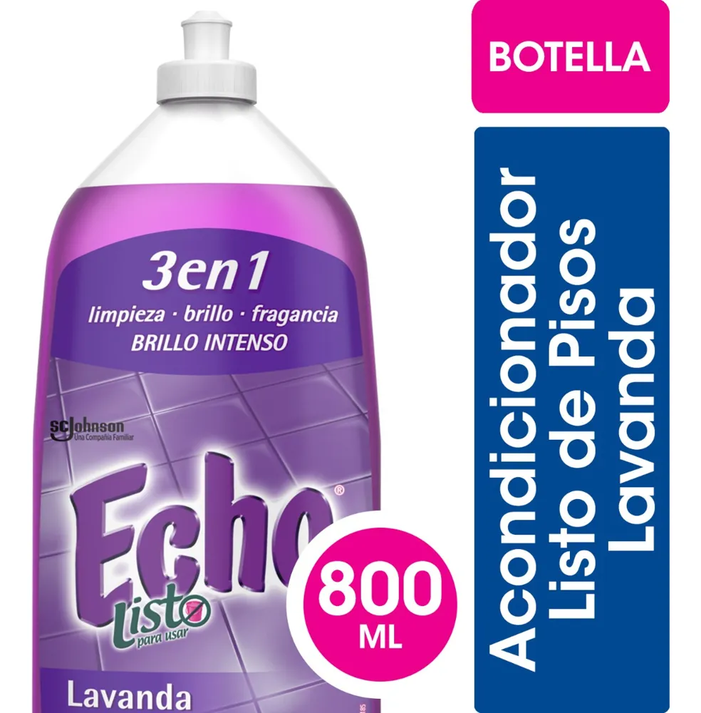 ECHO LISTO FRAGANCIA 3 EN 1 LAVANDA  800CM