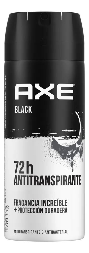 DESO AERO AXE BLACK 72 HS ANTITRANS 150 CC