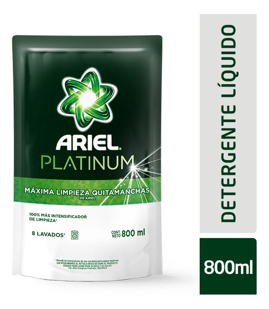 JAB LIQ ARIEL PLATINUM DP 800 CC