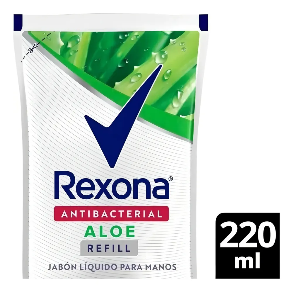 JAB LIQ REXONA ALOE 220 CC