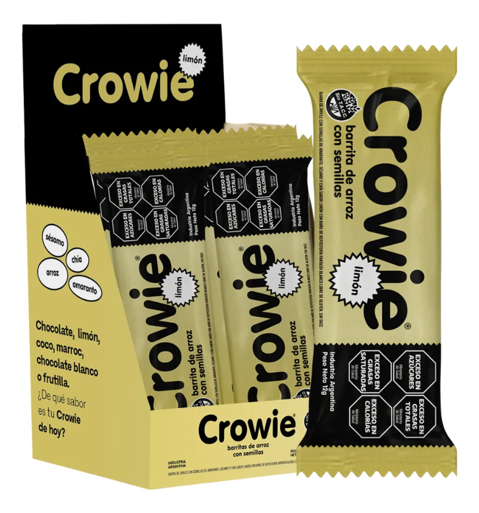 BARRA ARROZ CROWIE LIMON