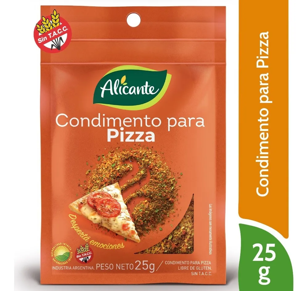 COND PARA PIZZA ALICANTE  25G