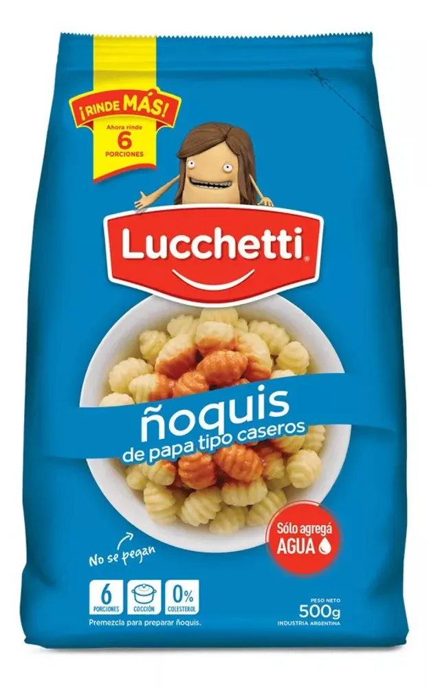 HARINA LUCCHETTI NOQUIS PREMEZCLA 500 G