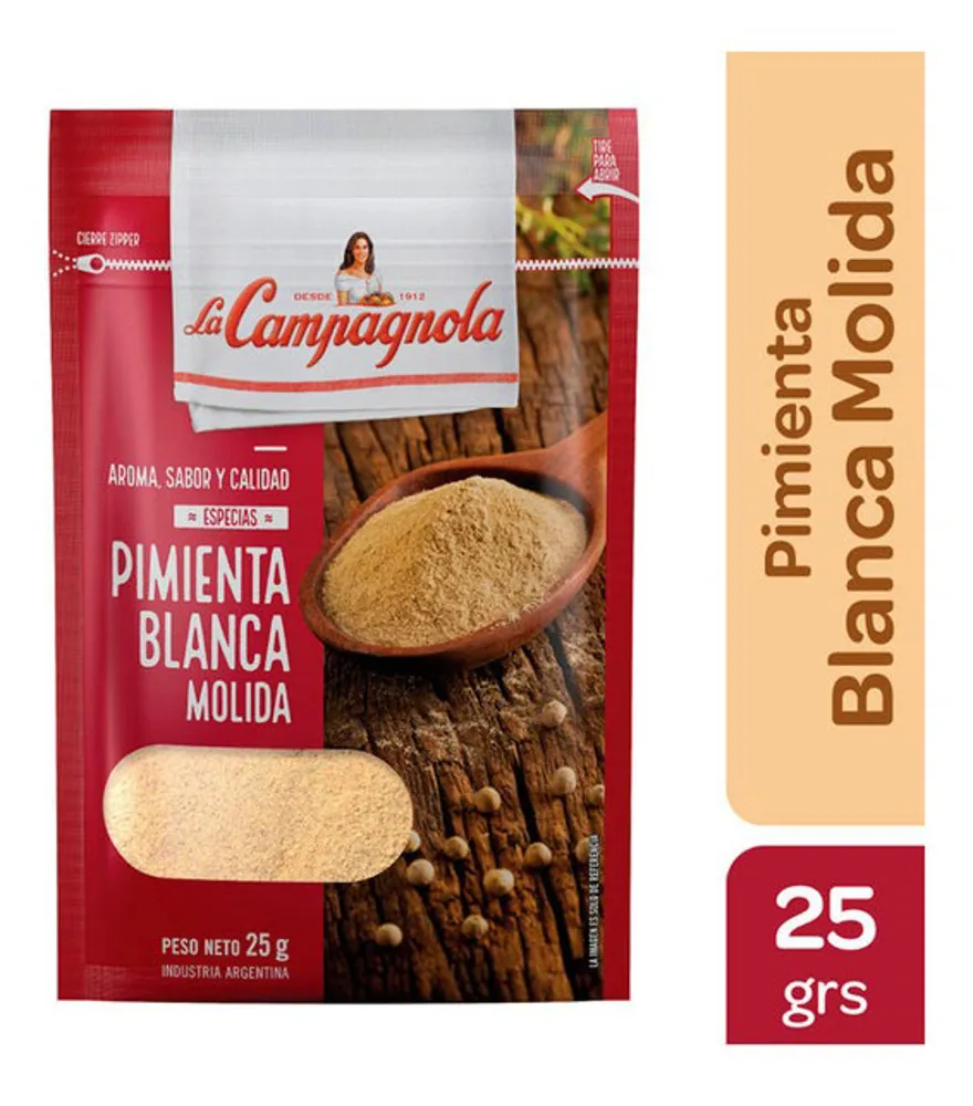 PIMIENTA BLANCA EN GRANO LA CAMPAG  25G