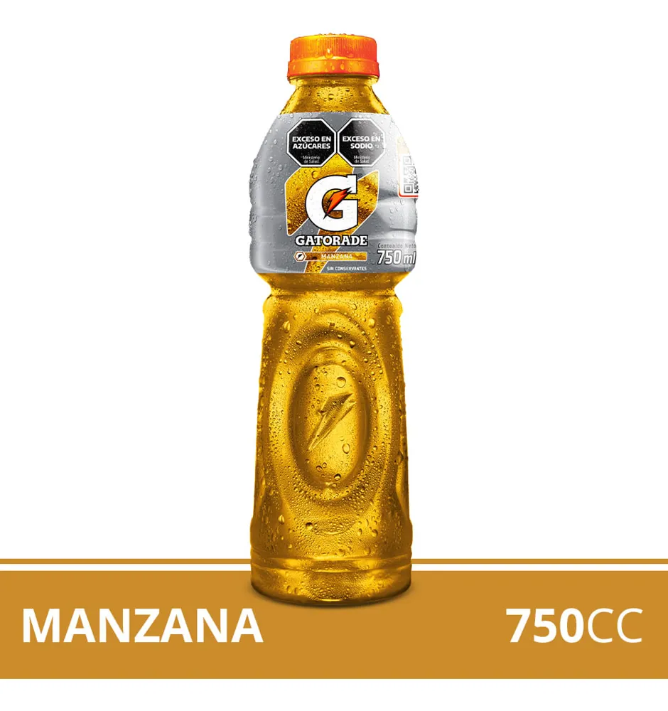GATORADE MANZANA 750ML